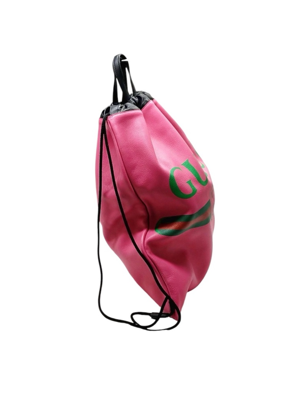 Gucci Web Logo Drawstring Backpack Pink - Picture 3 of 8